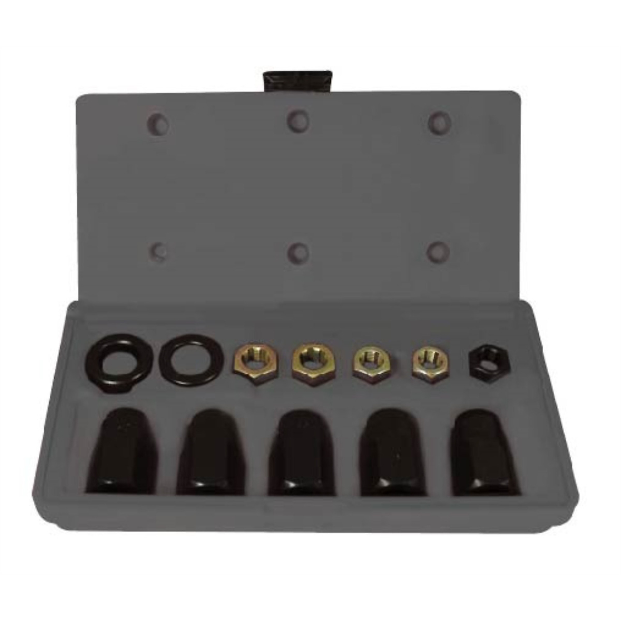 Lang Tools Wheel Stud Installer with Rethreaders — 5 Installers, 5 Rethreaders, Model# KAS802